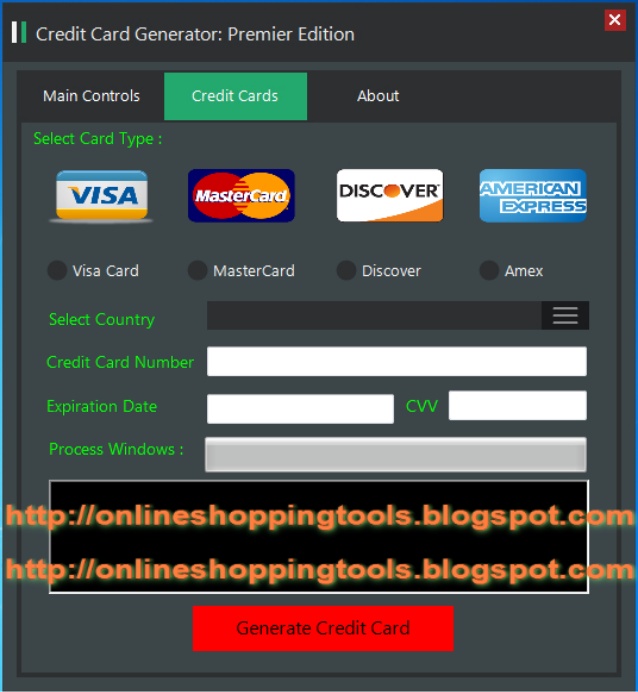 free credit card generator software
